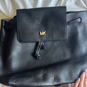 black michael kors mini backpack perfect condition